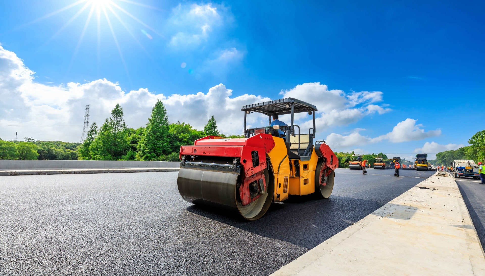 Smooth asphalt paving in Melbourne, FL creates durable surfaces.